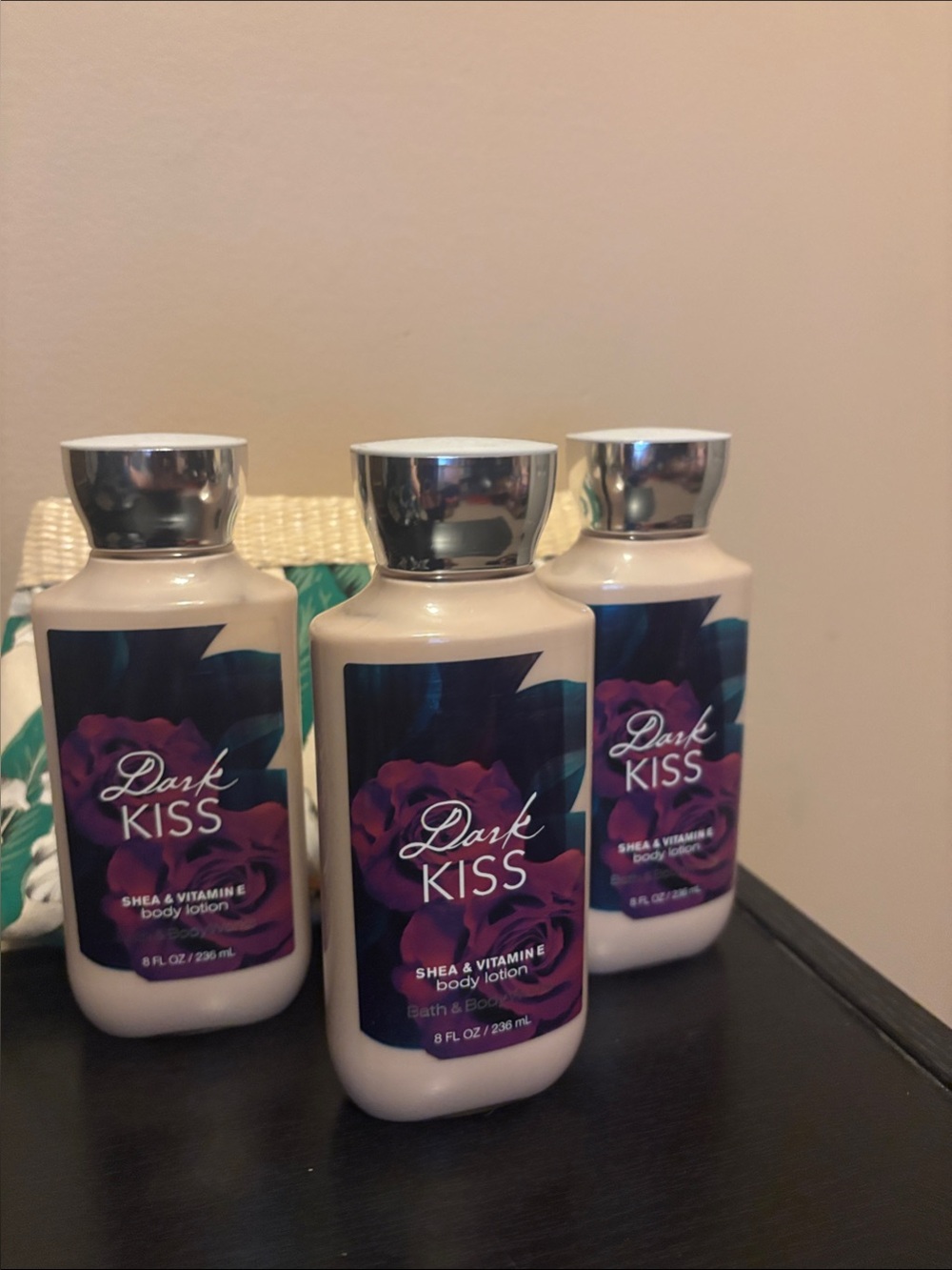 Bath & Body Works Dark Kiss Lotion - 3 Pack